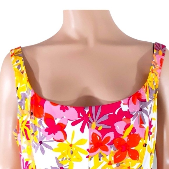 JONES WEAR Vintage Bold Floral Cotton Flowy Sundress Woman’s Plus Size 16 - Picture 13 of 16